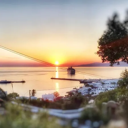Garden Natasa, Panoramic Sunset Sea View Mykonos Town